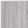 vidaXL M&oacute;vel parede TV 40,5x30x102cm derivados de madeira cinza sonoma