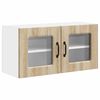 vidaXL Painel de lava-lou&ccedil;a Kalmar Carvalho Sonoma 80 x 31 x 40 cm