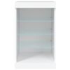 vidaXL Aparador com luzes LED 41x37x67 cm branco