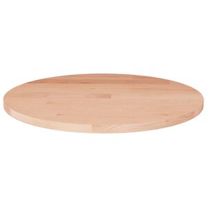 vidaXL Tampo de mesa redondo &Oslash;30x1,5 cm carvalho maci&ccedil;o n&atilde;o tratado