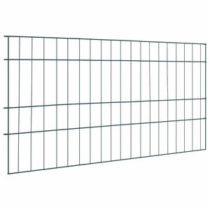 vidaXL Conjunto de Cerca para Lago 5 pcs Verde 100 x 50 cm A&ccedil;o