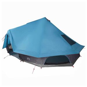 vidaXL Barraca Tipi com telhado Azul 680 x 430 x 270 cm tafet&aacute;