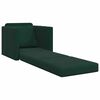 vidaXL Sof&aacute;-Cama 60cm Verde Escuro Veludo