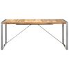 vidaXL Mesa de jantar 180x90x75 cm madeira de mangueira maciça áspera