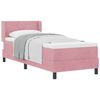 vidaXL Cama Box com cabeceira Manual Rosa 200 x 80 cm Veludo