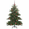 vidaXL &Aacute;rvore de Natal Articulada Artificial Verde 150 cm PVC e A&ccedil;o