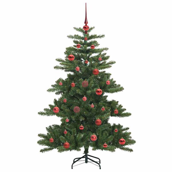 vidaXL &Aacute;rvore de Natal Articulada Artificial Verde 150 cm PVC e A&ccedil;o