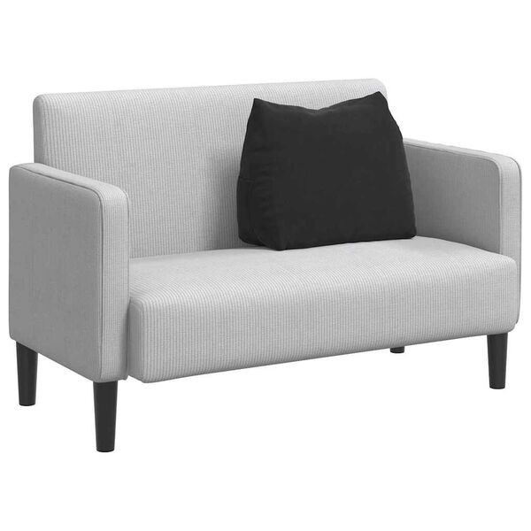 vidaXL Travesseiro para Costas Preto 60 x 20 x 50 cm