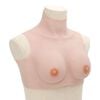 vidaXL Peitoral de silicone caucasiano copa B