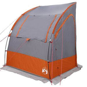 vidaXL Tenda para bagageira pessoa 194 x 180 x 210 cm Cinza e Laranja