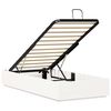vidaXL Estrutura de Cama Ottoman com armazenamento Branco 80 x 200 cm