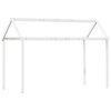 vidaXL Telhado de cama infantil 217x85,5x154 cm pinho maci&ccedil;o branco