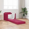 vidaXL Sof&aacute;-Cama 60cm Vinho Vermelho Veludo