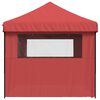 vidaXL Tenda de Festa Borgonha 292 x 580 x 315 cm Tecido Oxford