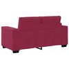 vidaXL Conjunto de Sof&aacute;s 3 pcs Vermelho Ventoso 221 x 80 x 80 cm