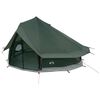 vidaXL Barraca Tipi Verde Ex&eacute;rcito 700 x 700 x 395 cm Poli&eacute;ster e A&ccedil;o