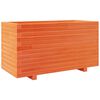 vidaXL Vaso/floreira de jardim 90x40x49,5 cm pinho maci&ccedil;o castanho mel