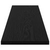 vidaXL Estante de Prateleira 4 pcs Preto 100 x 20 x 1,5 cm
