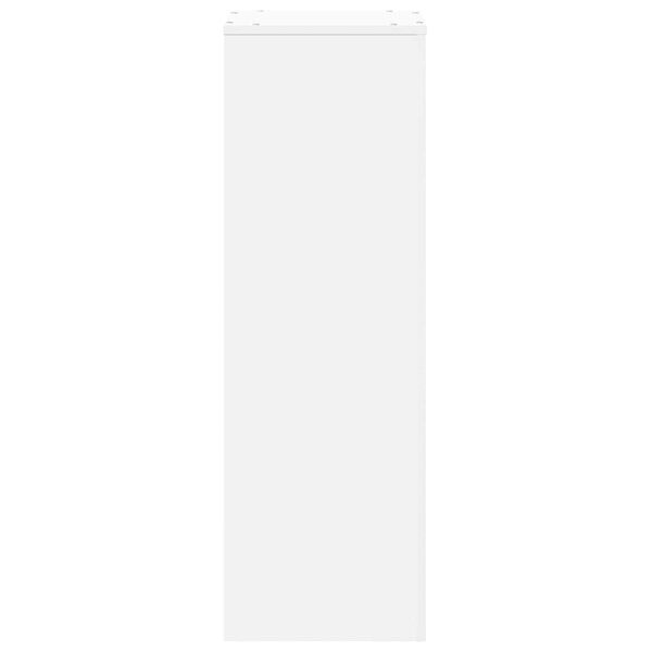 vidaXL Suporte para plantas 33x33x100 cm derivados de madeira branco