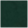 vidaXL Cabeceira de Parede 12 pcs Verde-Escuro Veludo