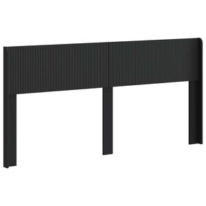 vidaXL Cabeceira Preto Derivados de Madeira