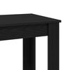 vidaXL Mesa de bar Carvalho Preto 102 x 50 x 103,5 cm