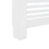vidaXL Coberturas de radiador 2 pcs 112x19x81,5 cm MDF branco