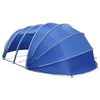 vidaXL Tenda de Piscina Domo 640 x 432 x 205 cm Azul Azure