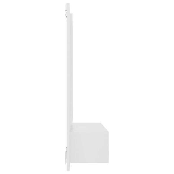 vidaXL Arm&aacute;rio de parede para TV 120x23,5x90 cm deriv. madeira branco