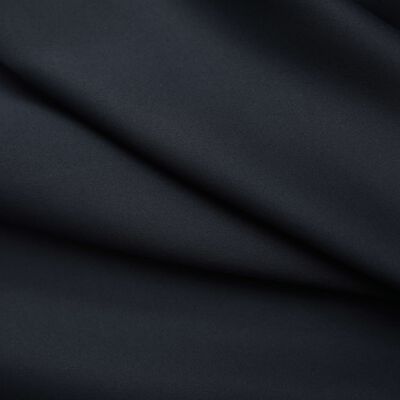 vidaXL Cortina blackout com ganchos 290x245 cm preto