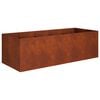 vidaXL Vaso de Jardim Ferro Enferrujado 200 x 80 x 60 cm A&ccedil;o Corten