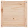 vidaXL Vasos/floreiras de jardim 2 pcs 40x40x40 cm pinho maci&ccedil;o