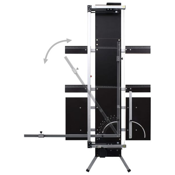 vidaXL Cortador de espuma com pernas de alumínio 200 W