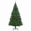 vidaXL &Aacute;rvore de Natal Artificial Verde 240 cm PVC, A&ccedil;o e Pl&aacute;stico