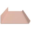 vidaXL Prateleira Flutuante 4 pcs Rosa 100 x 9 x 2,5 cm A&ccedil;o