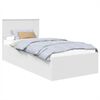 vidaXL Estrutura da Cama Branco 90 x 200 cm Derivados de Madeira