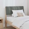 vidaXL Cabeceira estofada Cinza Escuro 80 cm
