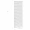vidaXL Persianas venecianas com cortinas Branco 130 x 50 cm Alum&iacute;nio