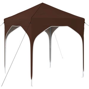 vidaXL Tenda de Festa Pop-up 194 x 194 x 245 cm Castanho