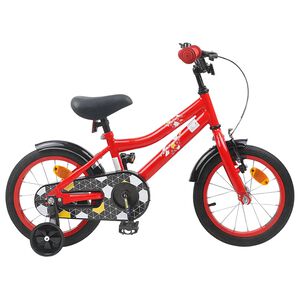 vidaXL Bicicleta Infantil 14 Polegadas para 3 a 5 anos Vermelho