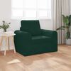 vidaXL Sof&aacute;-Cama Verde Escuro 98 x 71 x 83 cm Veludo