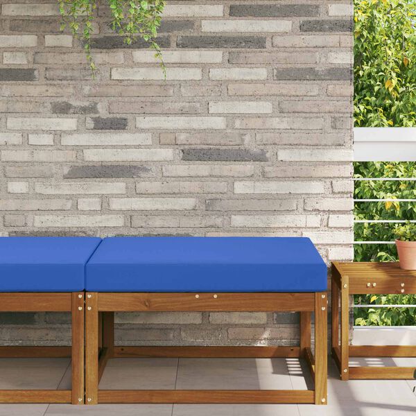 vidaXL Almofada para Sof&aacute; Externo Turquesa 80 x 80 x 8 cm Poli&eacute;ster