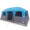 vidaXL Tenda familiar estilo cabana para 10 pessoas imperme&aacute;vel azul