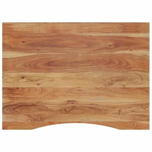vidaXL Tampo de secret&aacute;ria retangular 110x80x2,5 cm ac&aacute;cia maci&ccedil;a