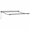 vidaXL Estrutura de Toldo Manual Ajust&aacute;vel Antracite 3 x 2,5 m A&ccedil;o