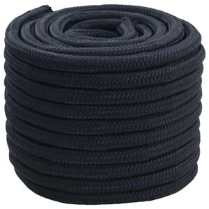 vidaXL Corda de Barco Azul Royal 25 m Poli&eacute;ster
