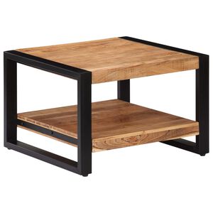 vidaXL Mesa de centro 60x60x40 cm madeira de ac&aacute;cia maci&ccedil;a