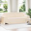 vidaXL Cobertores de Sof&aacute; 6 pcs Creme 350 x 270 cm L&atilde;