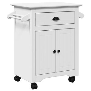 vidaXL Carrinho de cozinha BODO branco 72x45x80 cm