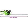 vidaXL Corta-sebes el&eacute;trico 61 cm 750 W
